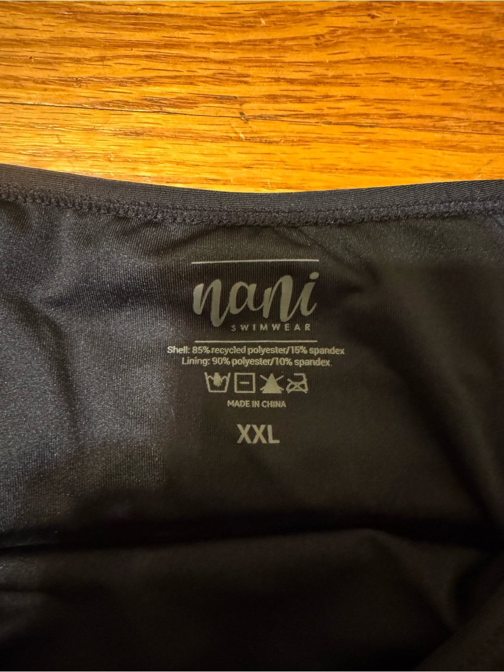 Black High-Waist Ruched Bikini Bottom - Picture 3 of 5